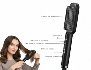 Cepillo Alisador 3 en 1